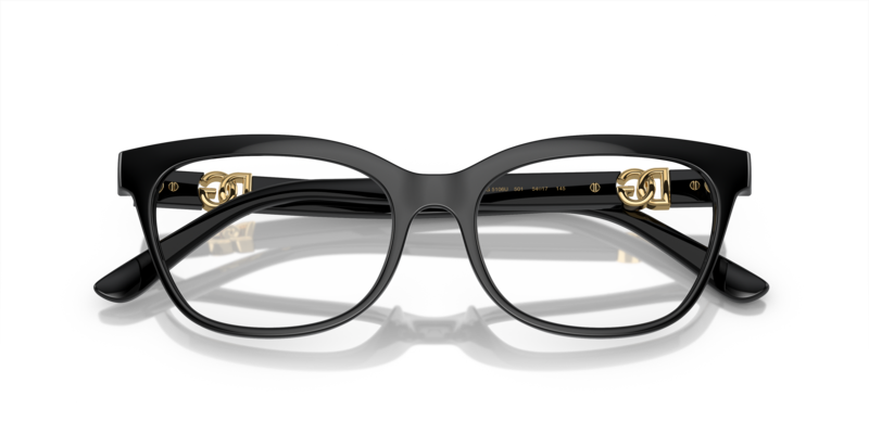 Dolce & Gabbana Butterfly Women's DG5106U 501 52 Blue Light Filtering Eyeglasses